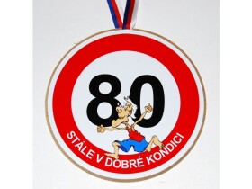 Jirka Medaile k 80. narozeninám pro muže - originální dárek k jubileu