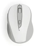Hama WM-400 bílá / Bezdrátová optická myš / tichá / 1600 dpi / 6 tlačítek / 2.4 GHz