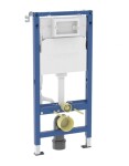 GEBERIT - Duofix Set předstěnové instalace, klozetu Arkas I a sedátka softclose, tlačítko Delta01, alpská bílá SANI11CA3157B
