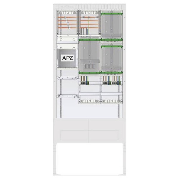 ABN SZ207ZA3401 Venkovní rozvodnice s elektroměrem Obsah 1 ks