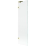 MEXEN/S - Lunar L vanová zástěna FIX 50 x 150, transparent, zlatá 897L-050-000-50-00
