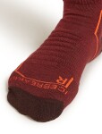 Pánské merino turistické ponožky ICEBREAKER Mens Hike+ Heavy Crew, Port/Blaze/Bittersweet velikost: 47-49 (XL)