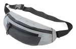 TROIKA REFLACTIVE BAG šedá / Ledvinka / Reflexní prvky / Voděodolná IPX4 / 3 kapsy / Nylon (BLB03/GY)