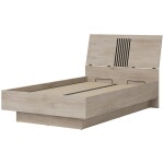 Postel 120 Sip Mati Mi18/120 dub cremona/černá s úložným prostorem