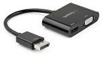 StarTech DisplayPort na HDMI + VGA černá / Adaptér / 4K / 60Hz (DP2VGAHD20)