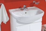 JIKA - Lyra plus Umyvadlo 60x46 cm, s přepadem, s otvorem pro baterii, bílá H8133830001041