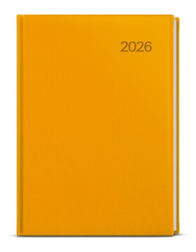 Týdenní diář 2026 Oskar Vivella A5 okrová