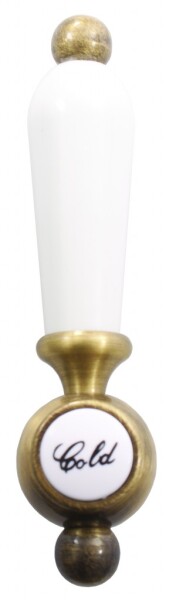 RAV Slezák - Ručka RETRO "5"- studená voda, KR5001SM KR5001SM