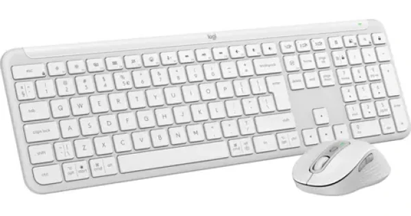 Logitech Signature Slim MK950 bílá / Klávesnice + myš / bezdrátová (920-012491)
