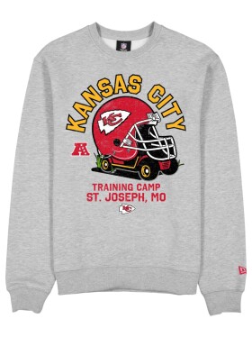New Era Pánská mikina Kansas City Chiefs NFL Training Golf Cart Crewneck Velikost: S