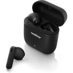 Niceboy HIVE Beans černá / TWS bezdrátová sluchátka / Bluetooth 5.0 / IPX4 / Handsfree / Nabíjecí pouzdro (hive-beans-black)