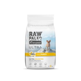 Raw Paleo Ultra Mini Puppy Turkey (Krůtí & Brambory) Hmotnost balení: 2 Kg