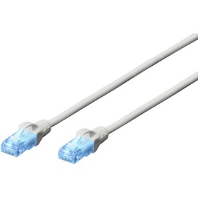 Digitus DK-1512-200 RJ45 síťové kabely, propojovací kabely CAT 5e U/UTP 20.00 m šedá kroucené páry 1 ks