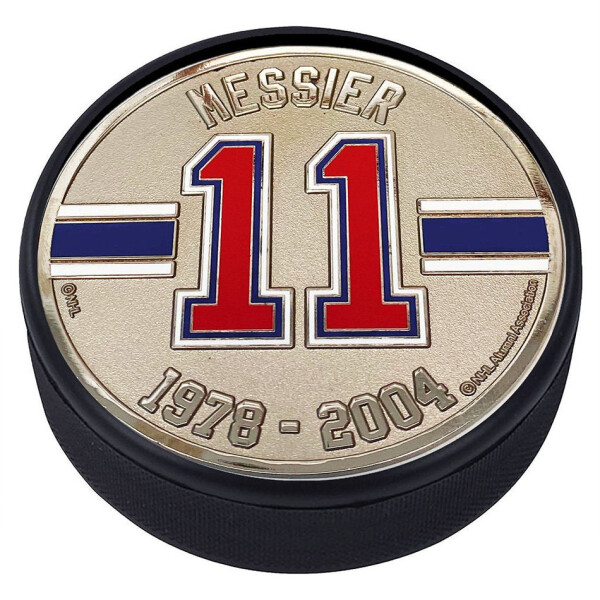 Mustang Puk New York Rangers NHL Silver Medallion - Mark Messier