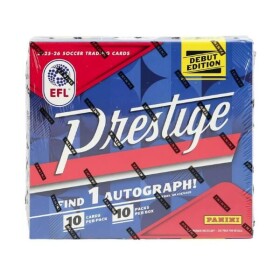 2025-2026 Panini Prestige EFL Soccer Hobby Preferred Box - fotbalové karty