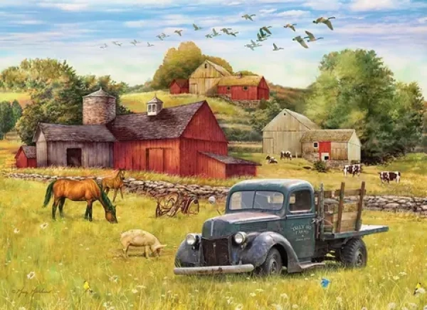 COBBLE HILL Puzzle Letní odpoledne na farmě