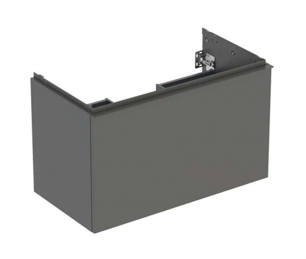 GEBERIT - Acanto Umyvadlová skříňka, 89x54x48 cm, 2 zásuvky, lávová 503.005.JK.1
