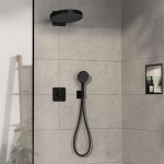 HANSGROHE - ShowerSelect Comfort Termostatická baterie pod omítku, pro 2 spotřebiče, matná černá 15583670