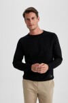 DEFACTO Regular Fit Woven Label Basic Sweatshirt