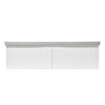Koupelnová skříňka s umyvadlem SAT Evolution 118x30x44,8 cm bílá mat SATEVO120WMU4 SATEVO120WMU4