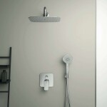 IDEAL STANDARD - CeraPlan New Sprchový set s baterií pod omítku, s tělesem, 3 proudy, 30x20 cm, chrom BD194AA