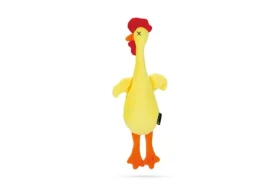 Beeztees plyšová pískací kuře 40 cm / Hračka pro psy (KF-619955)