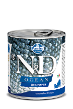 N&D DOG OCEAN Puppy Codfish & Pumpkin 285g