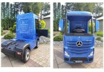 Mamido Dětský elektrický kamion Mercedes-Benz Actros 4x4 MP4 lakovaný modrý