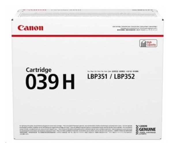 Canon TONER CRG 039 černý pro i-Sensys LBP 351 a 352 (11 000 str.) EDF_543013