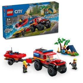 LEGO LEGO® City 60412 Hasičský vůz 4x4 a záchranný člun