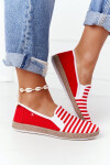 Women's Espadrilles Big Star HH276003 Red-White 37