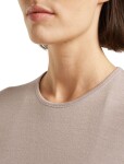 Dámské merino triko s dlouhým rukávem ICEBREAKER Wmns 200 Oasis LS Crewe, Pink Quartz velikost: XL