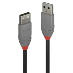 Lindy Anthra Line USB-A - USB-A černá 0,2 m / USB kabel / USB 2.0 / 480 Mbit/s (36690)