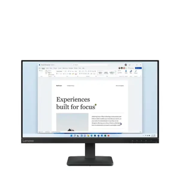 23.8" Lenovo L24-4e černá / IPS / 1920 x 1080 / 4ms / 250cd / 1300:1 / VGA+HDMI / VESA (68C2KAC1EU)