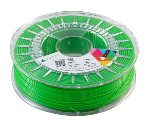 ABS filament zelený Chlorofyl 2,85 mm Smartfil 1 kg
