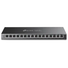 TP-Link TL-SG116P šedá / Switch / 32 Gbps / 16xRJ45 / PoE (TL-SG116P)