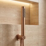REA - Sprchová hlavice JS-018 BRUSH COPPER REA-07053
