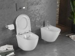 MEXEN/S - Lena Závěsná WC mísa včetně sedátka, duroplast, bílá 30220200