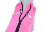 Lonato fleecová mikina pro psa na ZIP Barva: Růžová, Délka zad (cm): 30, Obvod hrudníku: 44 - 48 cm