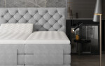 Boxspring Clover Rozměr: 140 x 200 cm, látka: Dora 21