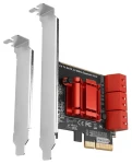 AXAGON PCES-SA6 / PCIe SATA řadič / 6x SATA III (PCES-SA6)