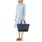 Nákupní košík Reisenthel Shoppingbasket Herringbone dark blue