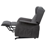TV a relaxační křeslo "ušák"+ elektrické polohování, 1 motor 230V / 29V, potah š