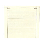 Zahradní úložný box 56x43x53cm, plast, béžová, AZB-G2035 CRM