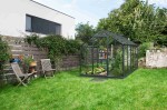 Skleník z čirého kaleného skla Vitavia Venus 6200, sklo 3 mm (černý)