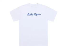 Troy Lee Designs Signature pánské triko krátký rukáv White vel. XL