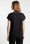 Monnari Trička Dámské tričko se zajímavým vzorem Black
