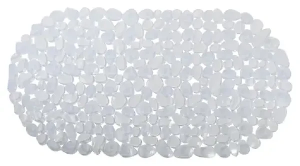 MSV GALETS protiskluzová podložka do vany průhledná / PVC / 99 x 39 cm