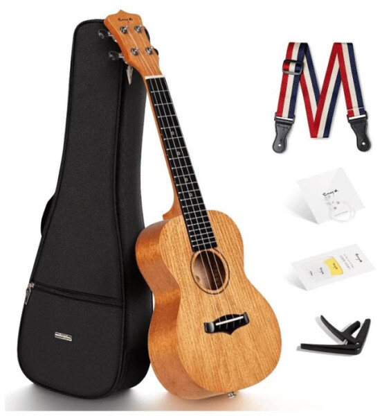 Enya Music 25D Solid Mahogany - Natural