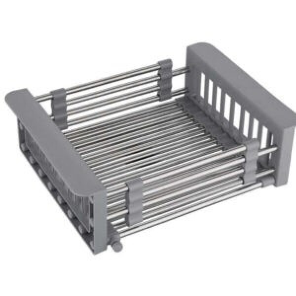 VELAZO - Teleskopický koš na kuchyňský dřez ve stříbrné barvě VELAZBAS